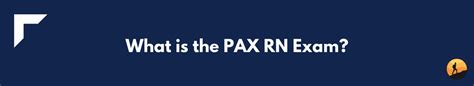 what is a pax exam